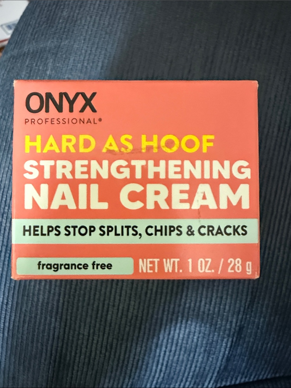 Onyx Professional Hard As Hoof Strengthening Nail Cream -New